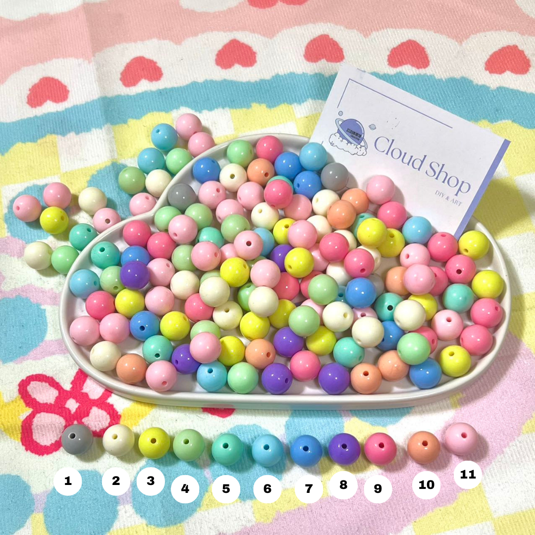 Perline colorate 2 pezzi