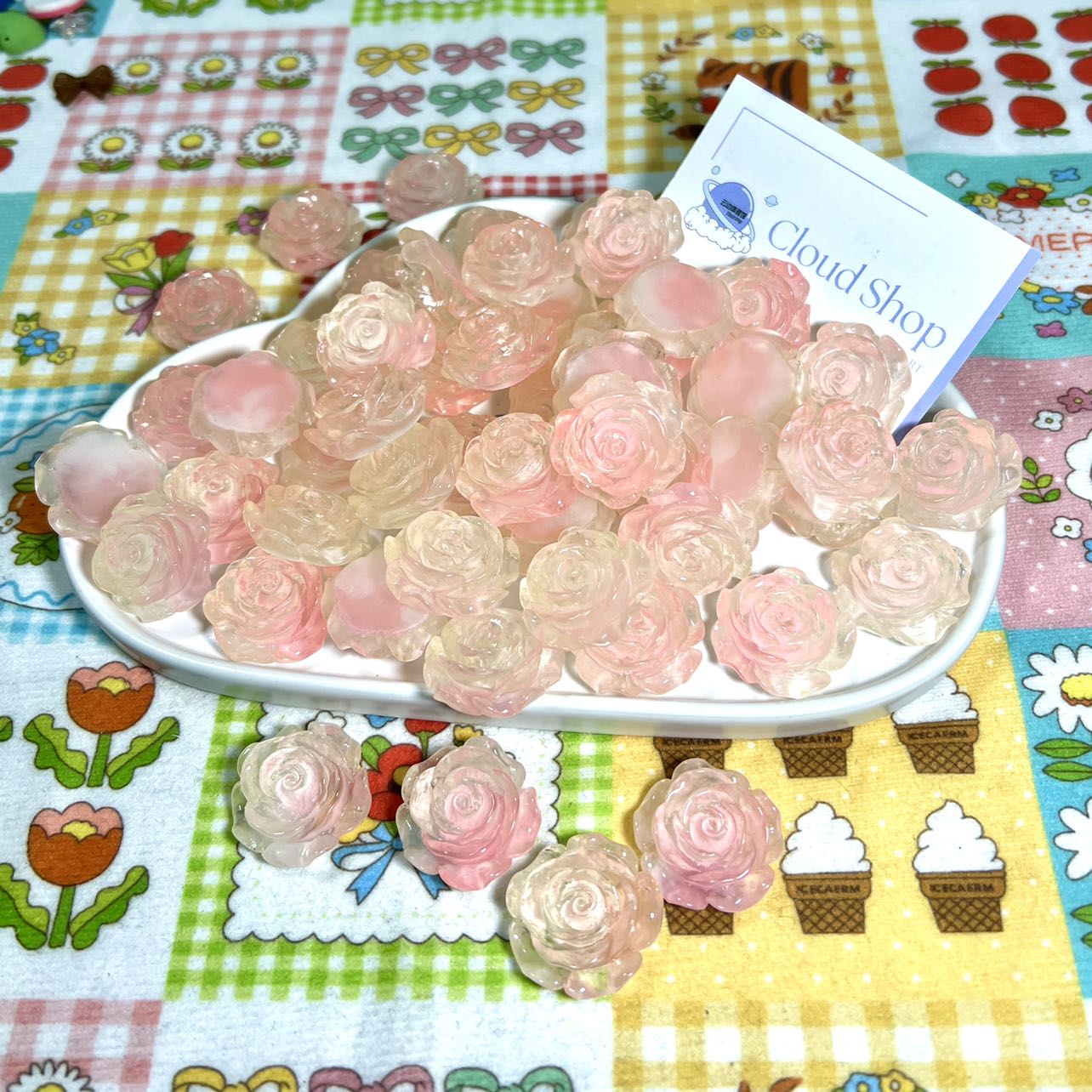 Rose charms