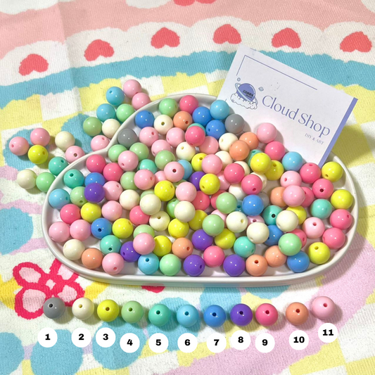 Perline colorate 2 pezzi